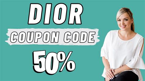 dior coupon codes|dior promo code tiktok.